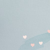 Shimmering hearts watercolor background design resource 