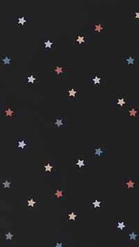 Shimmering colorful star patterned background 