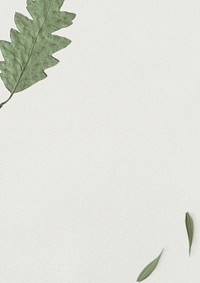 Natural floral background with leaves psd