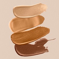 Shades of brown brush strokes design element