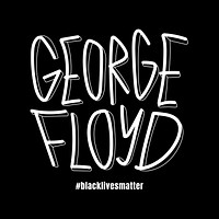 Justice for George Floyd, editorial graphic created in memory of George Floyd and in support of the Black Lives Matters movement. JUNE 11, 2020 - BANGKOK, THAILAND