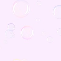 Gradient bubble pattern pink background