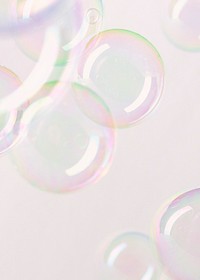 Cute bubble soapy pattern background