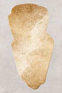 Gold shiny glitter psd brush stroke