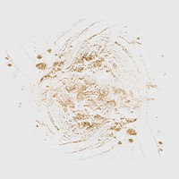 Glitter gold powder paint psd