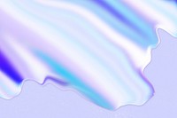 Colorful holographic fluid art on purple background