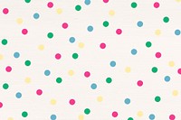 Colorful polka dot patterned background design resource 