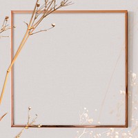 Minimal leaf frame with design space