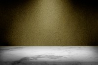Dark yellow wall with spotlight product background
