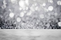 Silver shiny confetti textured product background