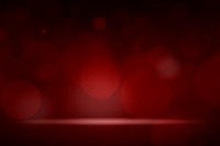 Red bokeh textured plain product background