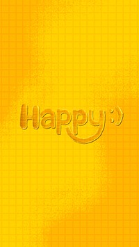 Happy oil paint script font typography