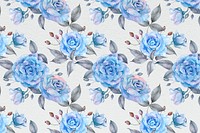 Floral watercolor rose patterned background design