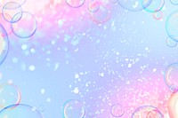 Bubbly pastel holographic gradient background