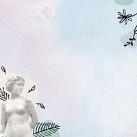 Mixed media art nude woman background