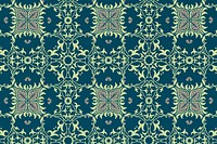 Vintage floral ornament seamless pattern background 