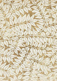 Decorative vintage leaves ornament seamless pattern background 