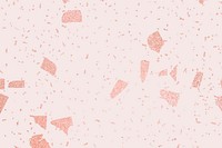 Pink terrazzo marble background vector