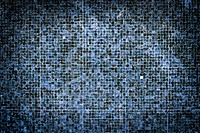Blue tiles patterned background vector