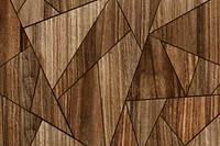 Brown wooden mosaic textured background vector