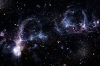 Galaxy with milky way background vector