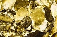 Gold paint stroke background vector