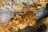 Gold on a gray marble background vector