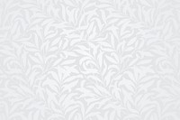 White leaves patterned background vector
