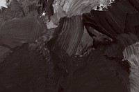 Black paintbrush stroke textured background vector