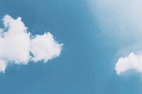 Blue sky with clouds background vector