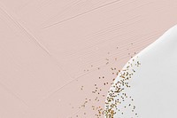 Gold glitter psd on dull pink background