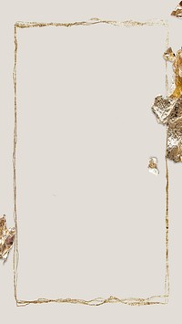 Shimmer gold psd off white background