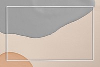 Silver frame psd neutral background