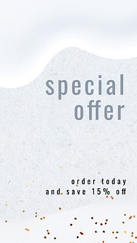 Special offer template collection vector