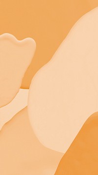 Pastel orange acrylic texture mobile phone wallpaper