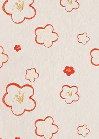 Plum blossom pattern psd for Chinese National Day