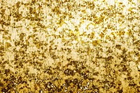 Gold paint on a rough background