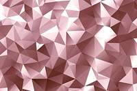 Pink gold polygon abstract background design