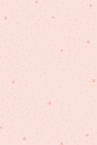 Minimal star pattern psd with peach background 