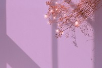 Purple sparkle dried flower background image