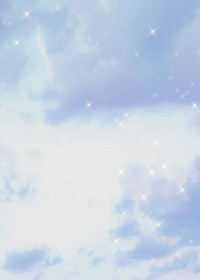 Sparkle cloud light blue dreamy background