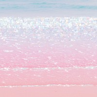 Sparkle beach waves pastel image background