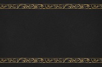 Filigree border psd in gold