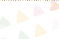 Pastel colorful psd triangle watercolor pattern wallpaper
