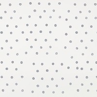 Glittery psd silver polka dot on off white background