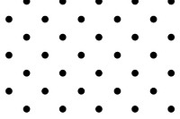 Cute polka dot black and white pattern background