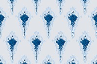 Blue rose floral pattern vintage background