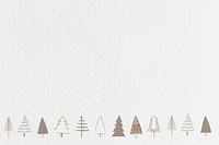 Gold and silver Christmas tree ornaments on white background