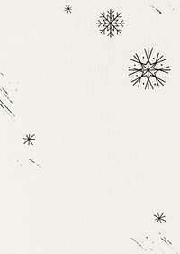 Snowflake border frame psd Christmas background