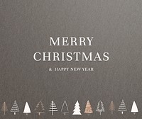 Christmas greeting minimal dark background